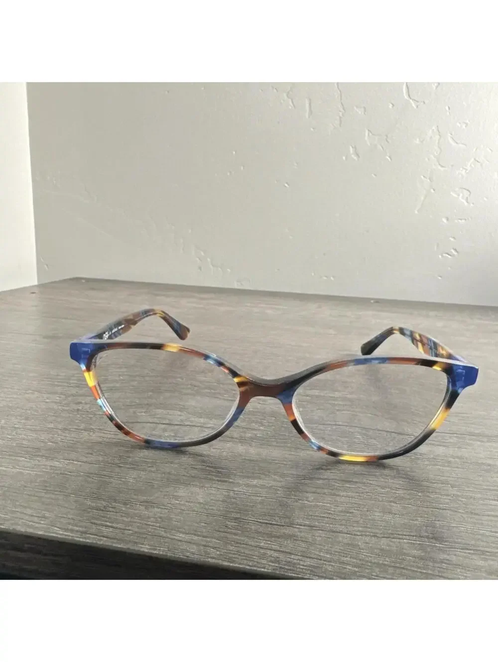 OGI HERITAGE 9106 1911 BROWN BLUE TORT AUTHENTIC EYEGLASSES Frames Only 53-16